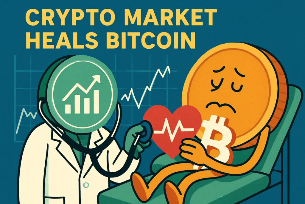 Crypto Market Heals Bitcoin