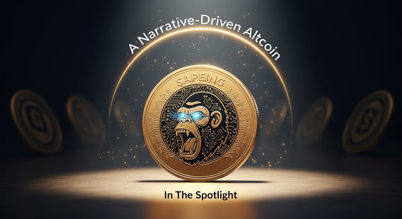 Meet $APEING A Narrative-Driven Altcoin In The Spotlight