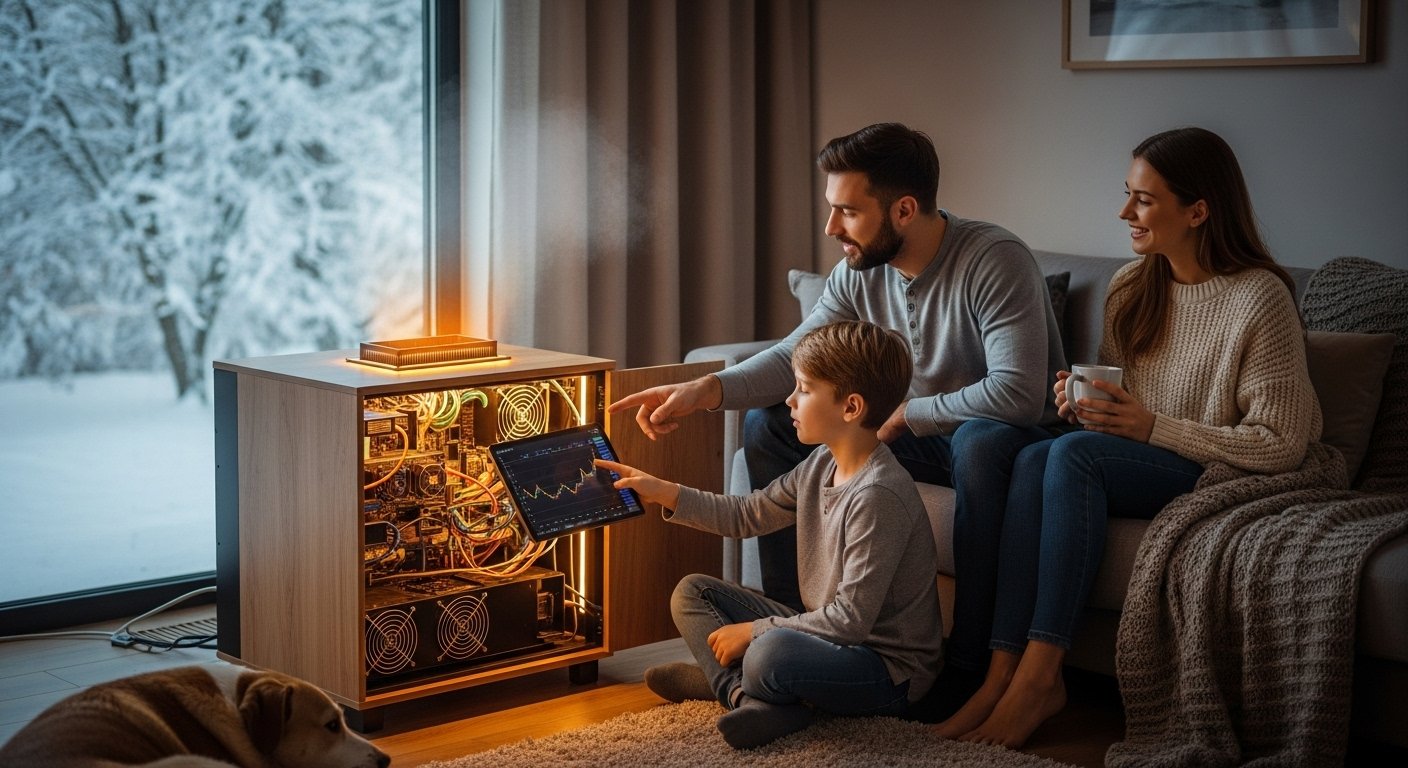 Why Americans are using bitcoin mining as a winter heating strategy