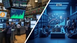 BTC Support vs ETH