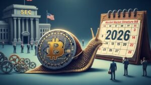 Crypto industry bets on SEC in 2026 as market structure bill slows to a crawl