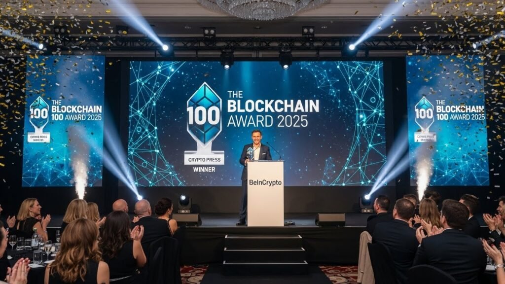The Blockchain 100 Award 2025 BeInCrypto Named a Crypto Press Winner