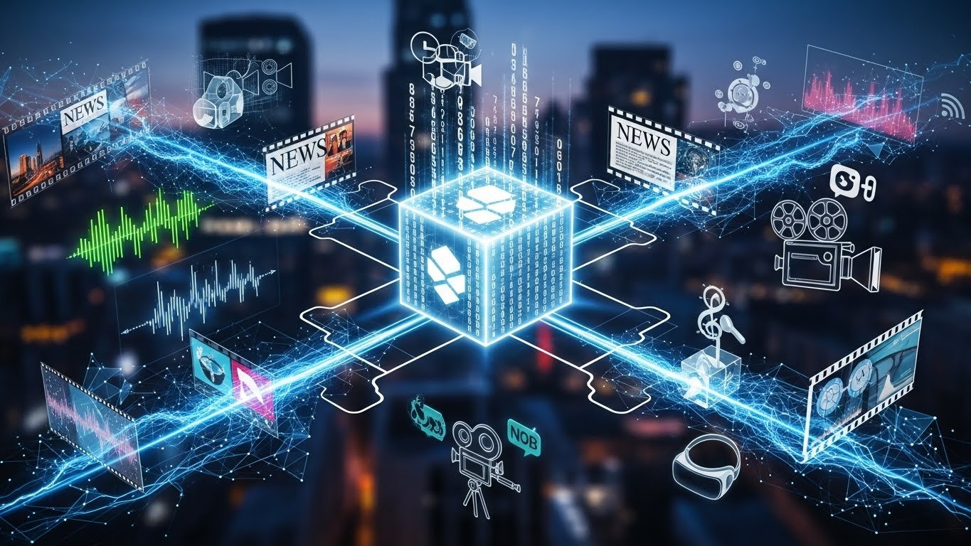 The Intersection of Blockchain Innovation and Media Evolution