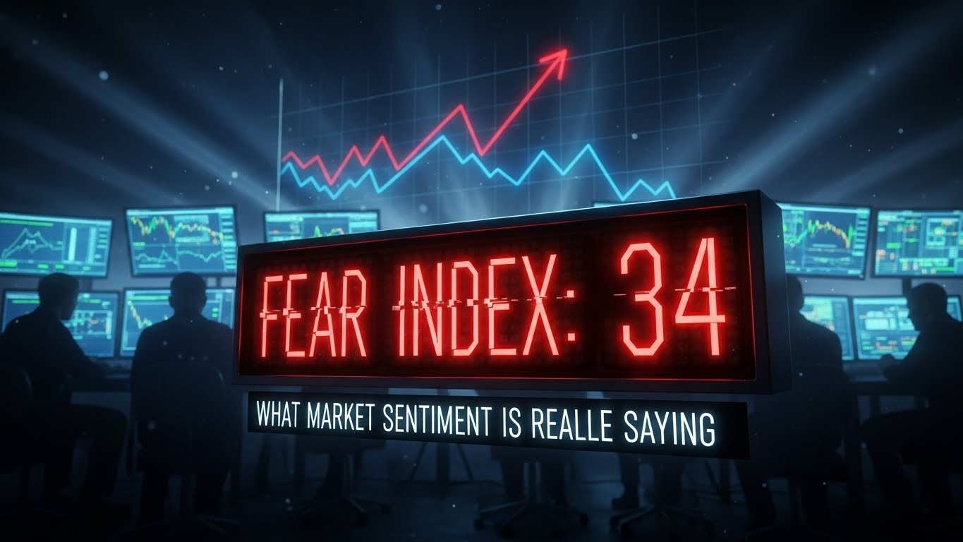 Fear Index at 34 What Market Sentiment Is Really Saying