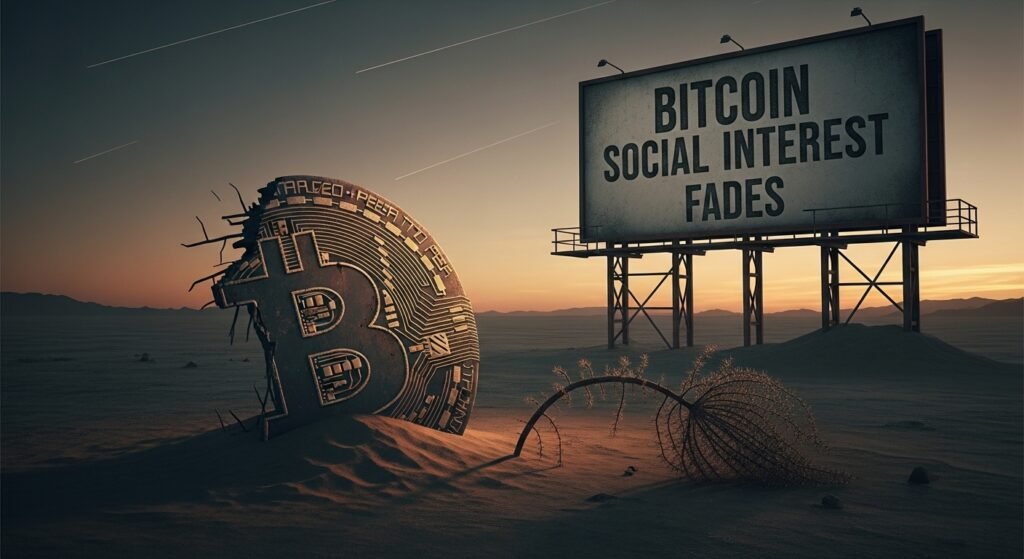 Bitcoin Social Interest Fades