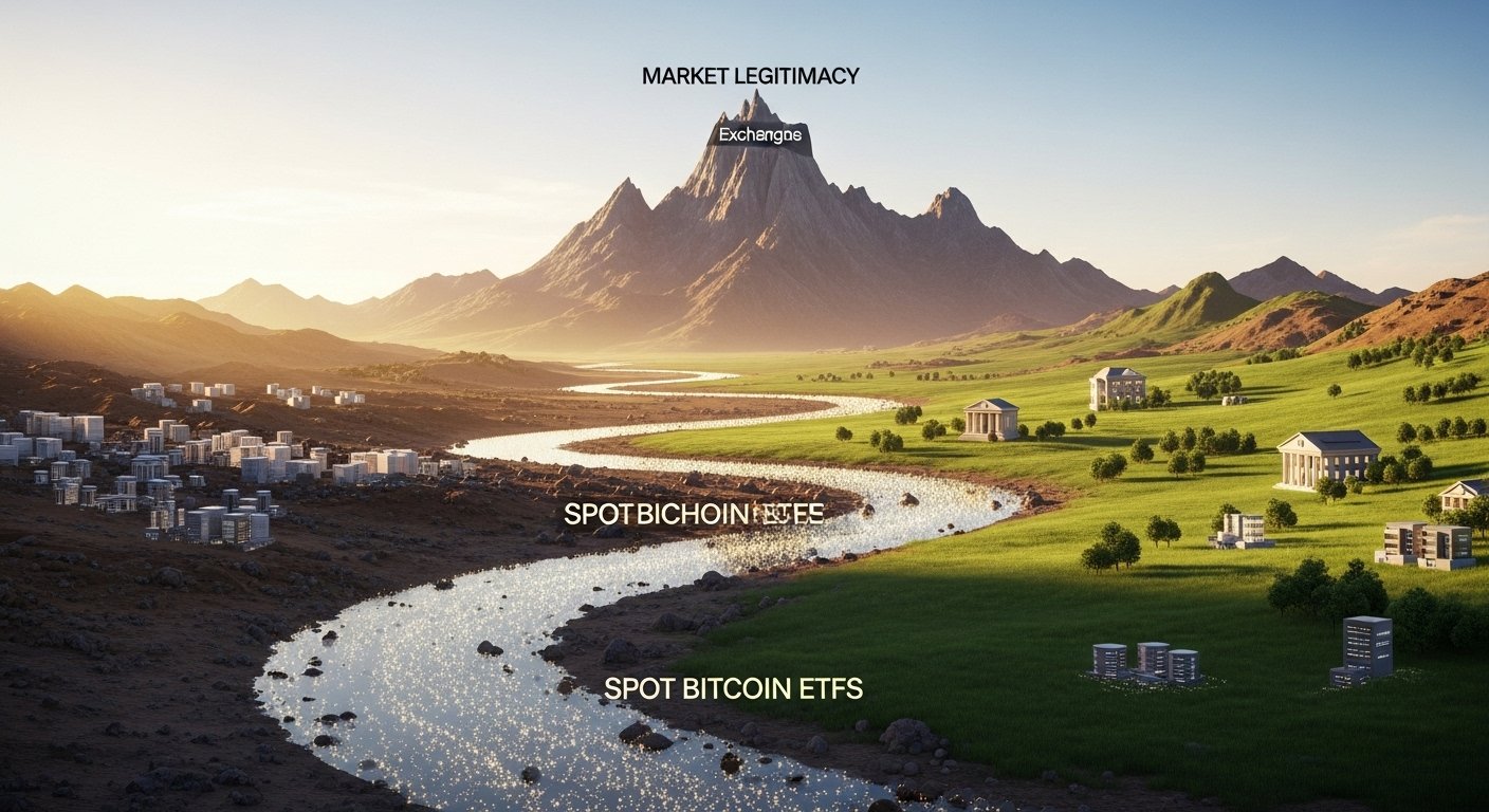 Spot Bitcoin ETFs and Market Legitimacy