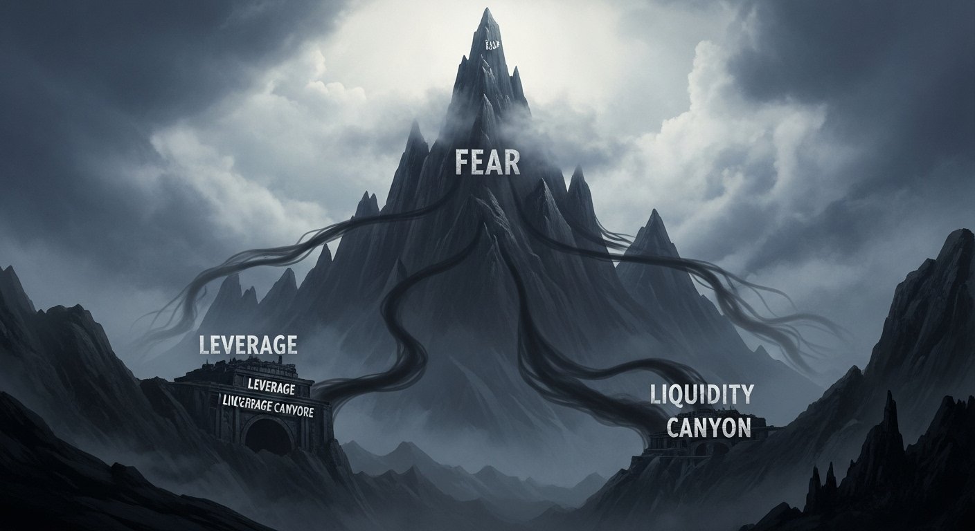 The Risk-Off Mechanism: Liquidity, Leverage, and Fear