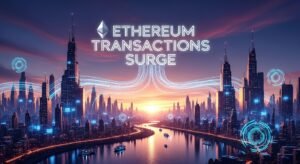 Ethereum Transactions Surge