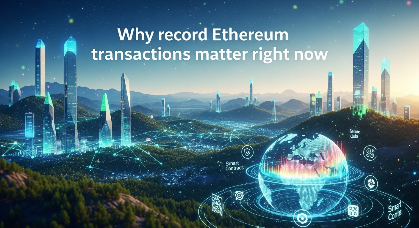 Why record Ethereum transactions matter right now