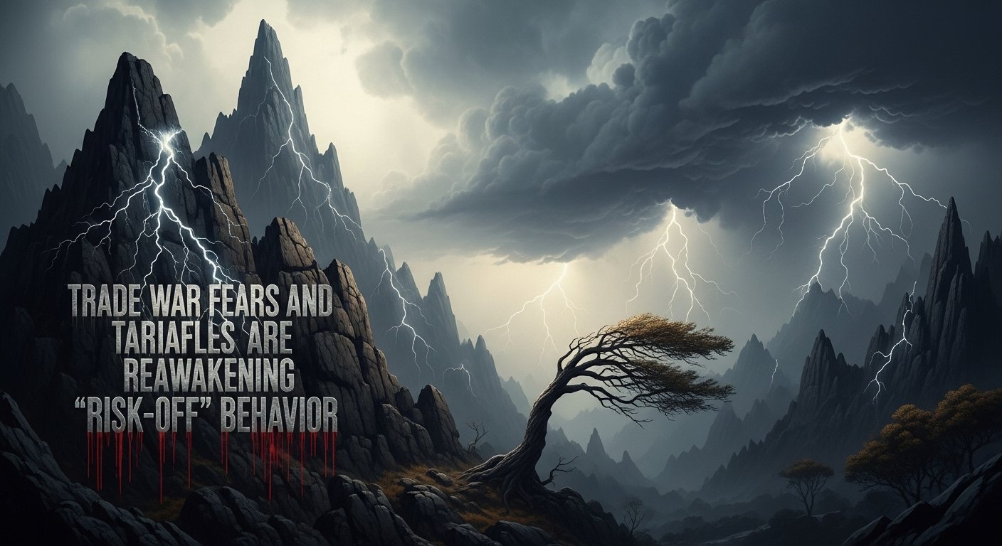 Trade war fears and tariffs are reawakening “risk-off” behavior