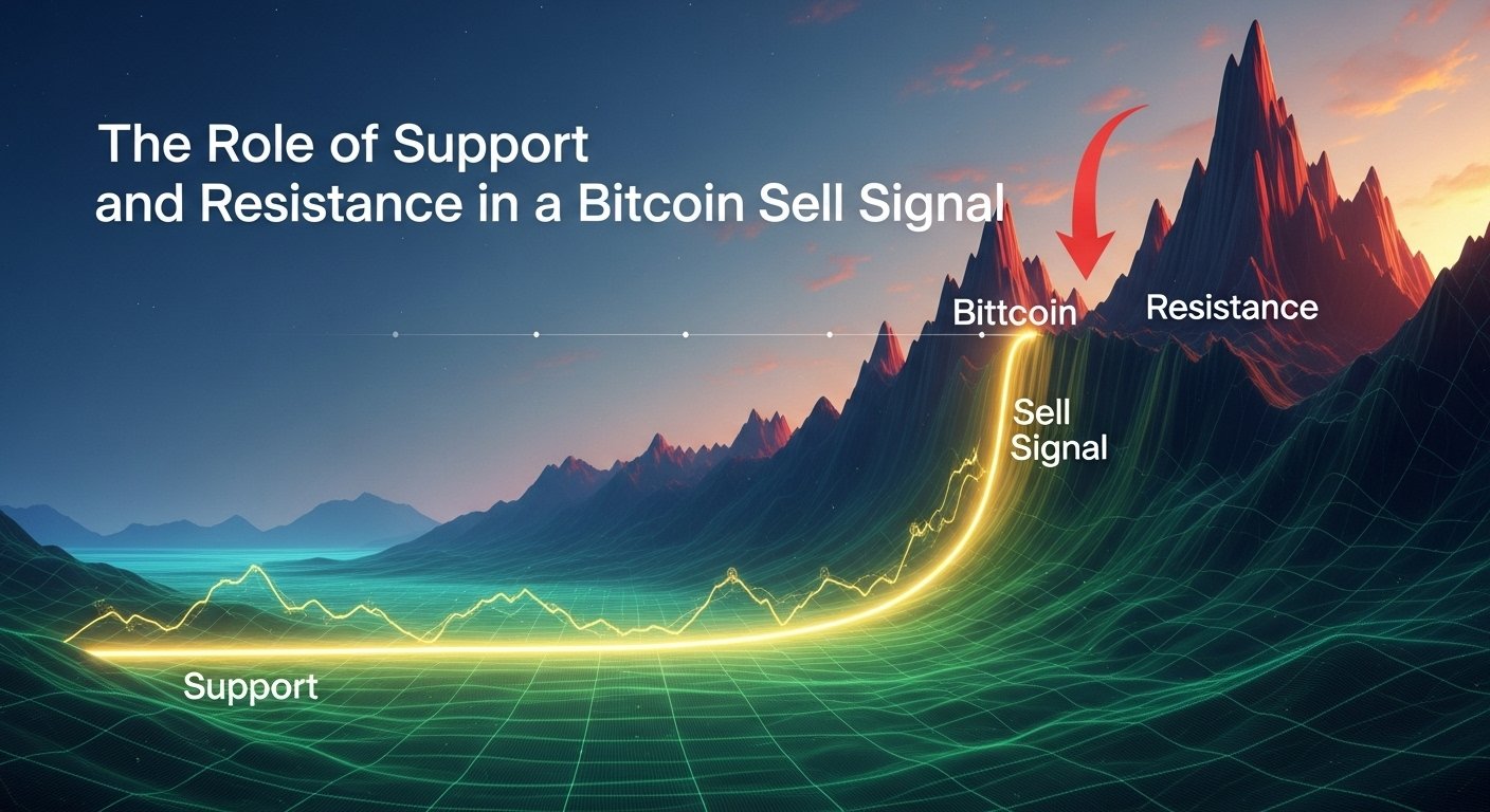 The Role of Support and Resistance in a Bitcoin Sell Signal