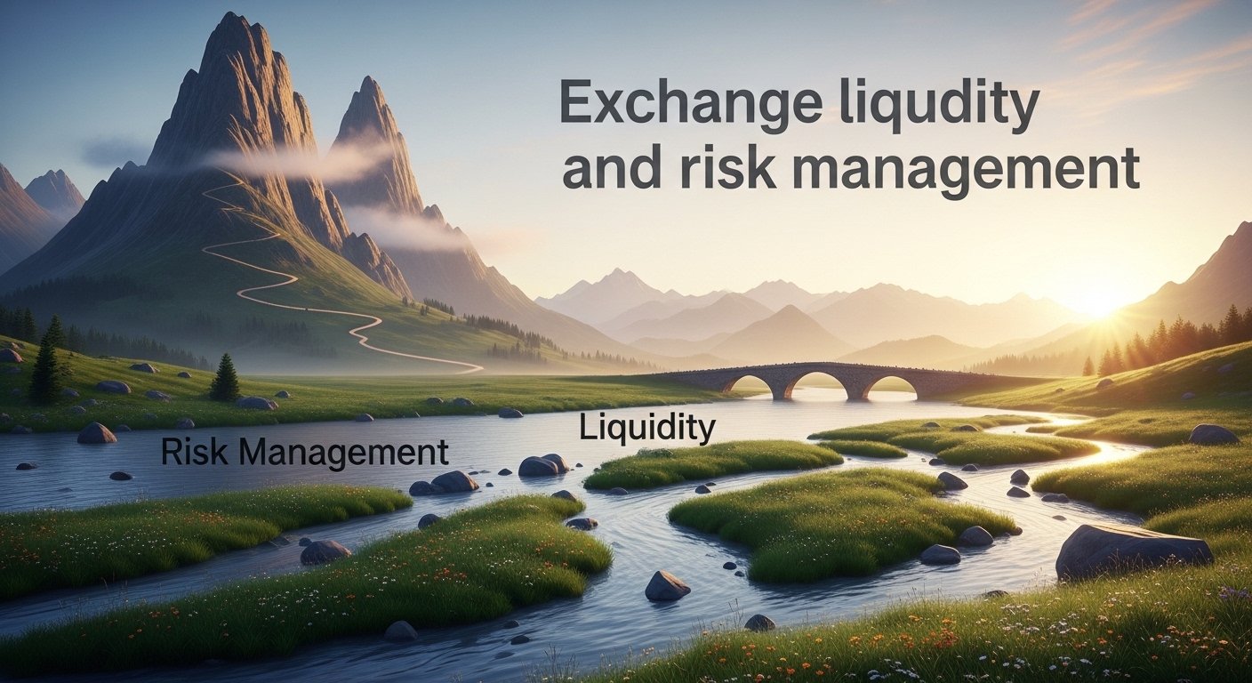 Exchange liquidity and risk management