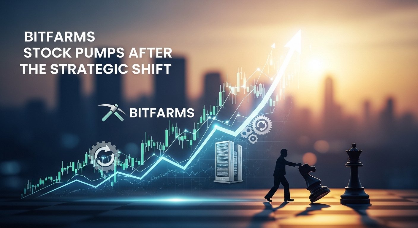 Why Bitfarms Stock Pumps After the Strategic Shift