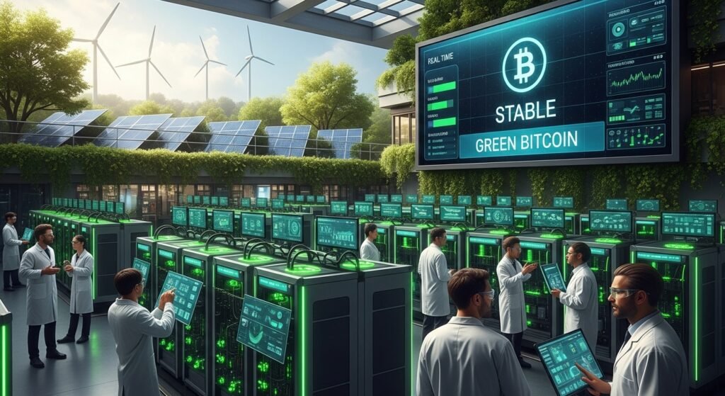 Green Bitcoin Mining and Stable