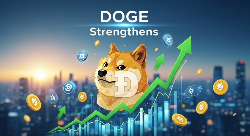 Dogecoin DOGE Strengthens Amid