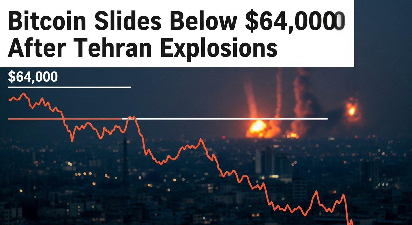 Why Bitcoin Slides Below $64,000 After Tehra Explosions