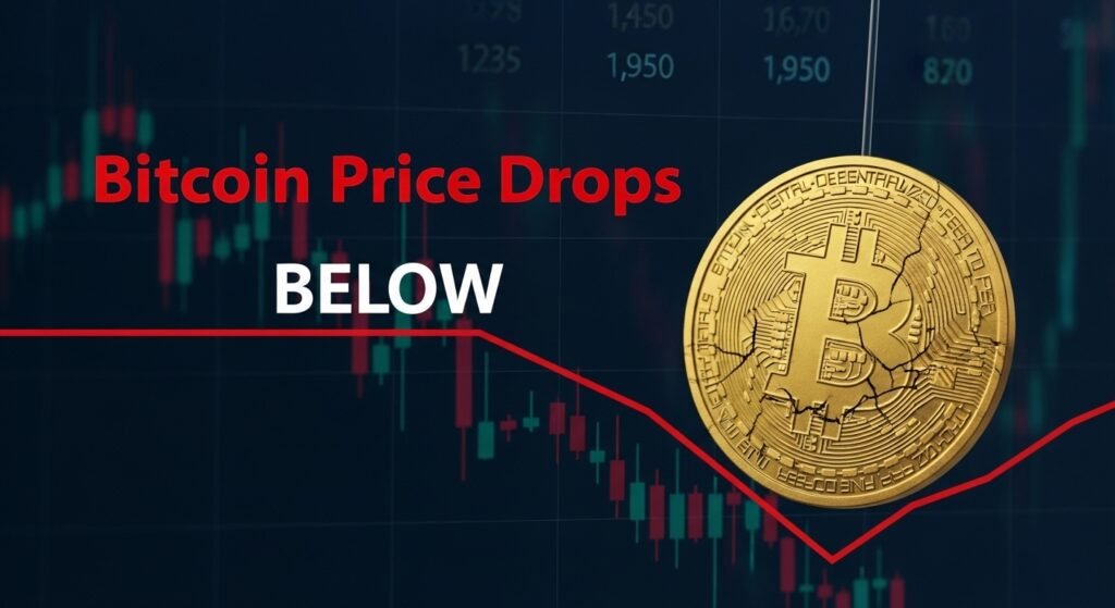 Bitcoin Price Drops Below