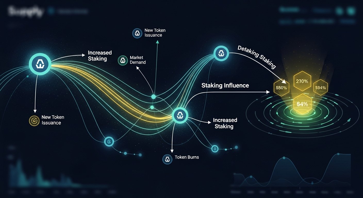 Supply Dynamics and Staking Influence