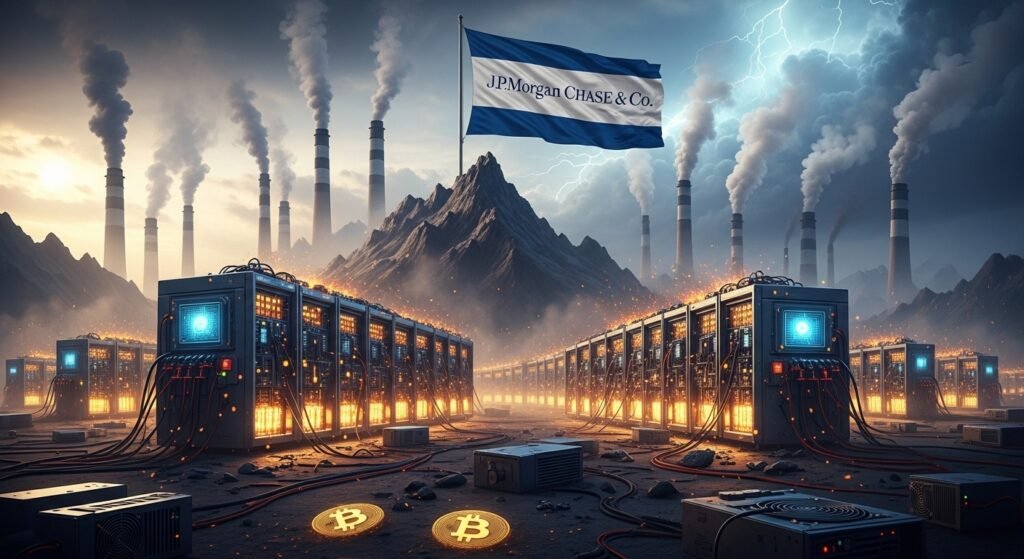 JPMorgan Flags Bitcoin Mining