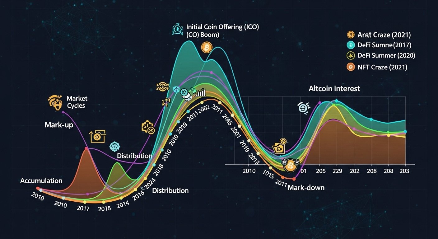 Market Cycles and the Historical Pattern of Altcoin Interest