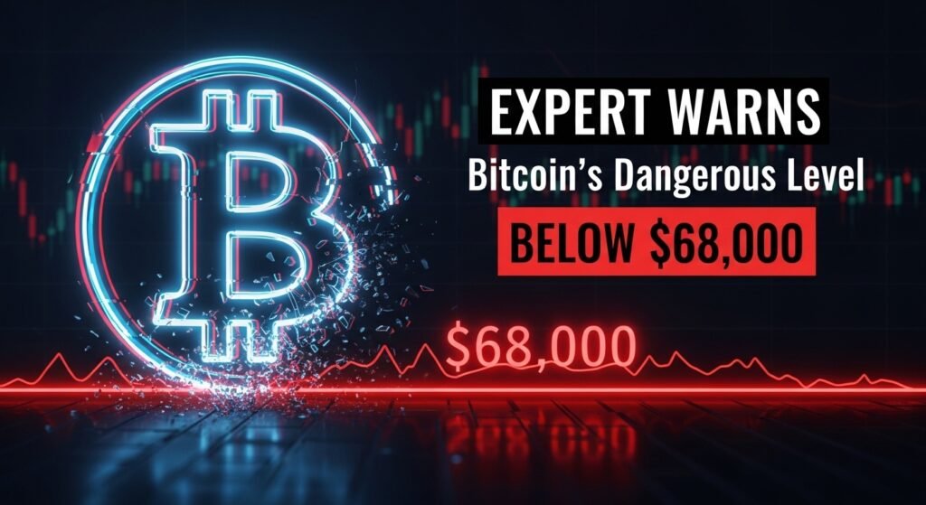 Expert Warns of Bitcoin’s Dangerous Level Below $68,000