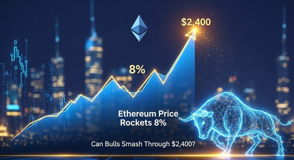 Ethereum Price Rockets 8%, Can Bulls Smash Through $2,400?