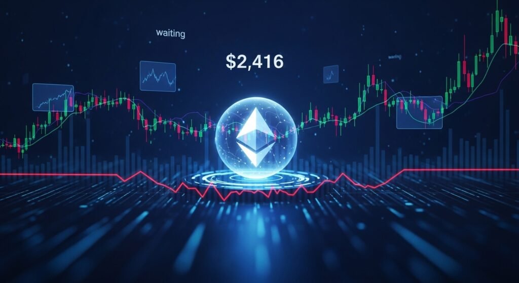 Ethereum Tests $2,416 Resistance Amid Market Awaits Direction