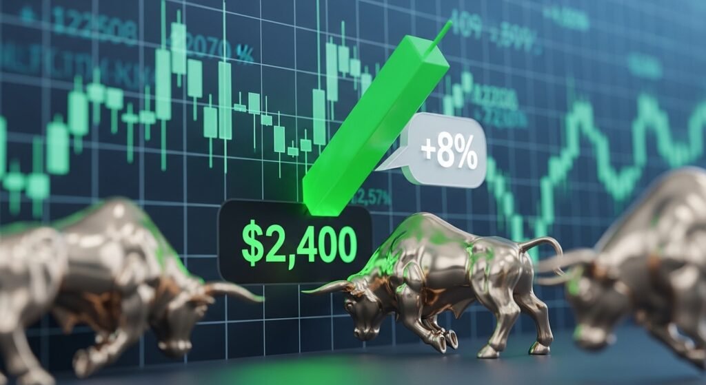 Ethereum Price Rockets 8%, Can Bulls Smash Through $2,400?