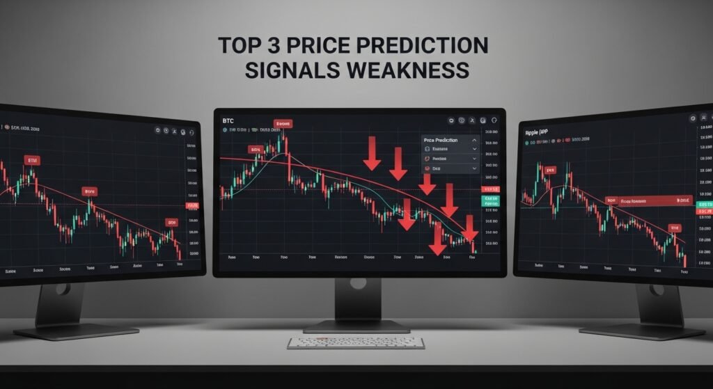 Top 3 Price Prediction Bitcoin Ethereum Ripple Signals Weakness