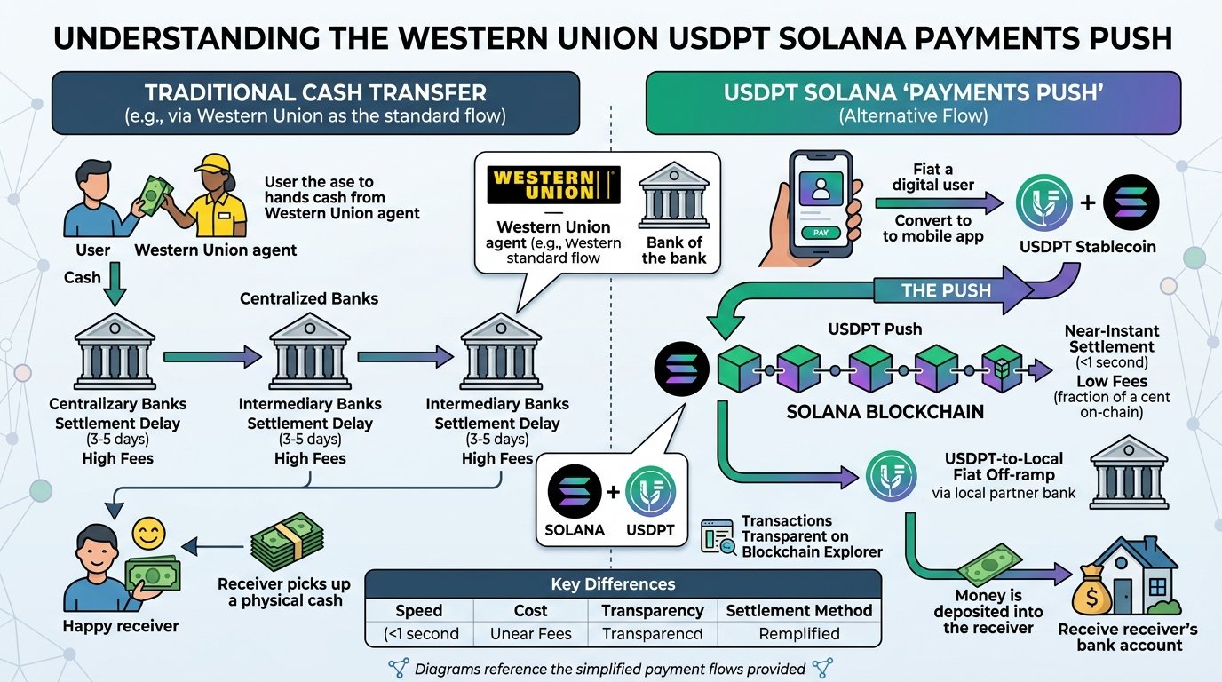 Western Union USDPT Solana Payments Push Explained